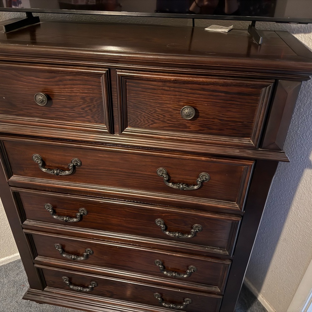 Elegant Dark Wood Dressers